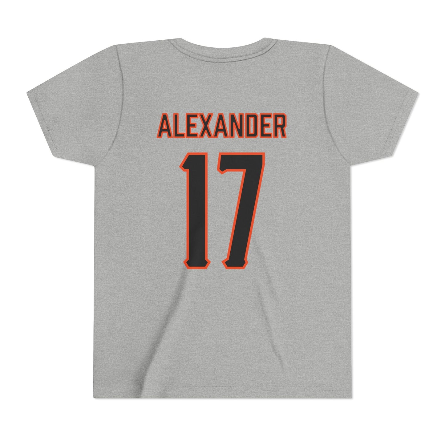 Youth Elijah Alexander #17 Cursive Cowboys T-Shirt