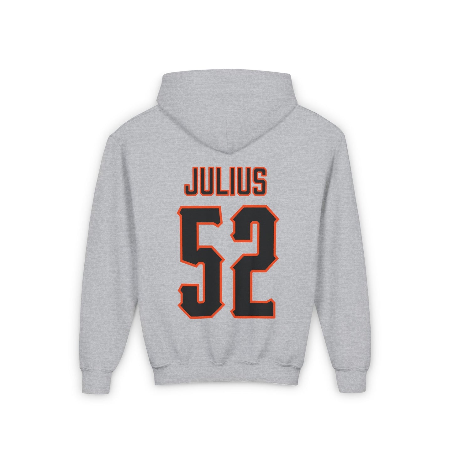 Youth Blake Julius #52 Cursive Cowboys Hoodie