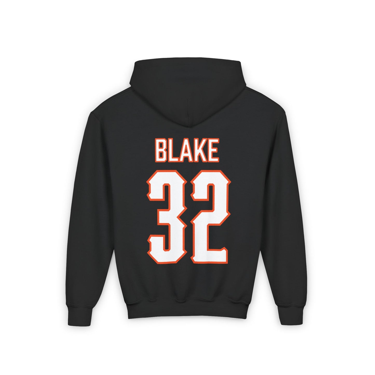 Youth Drew Blake #32 Cursive Cowboys Hoodie