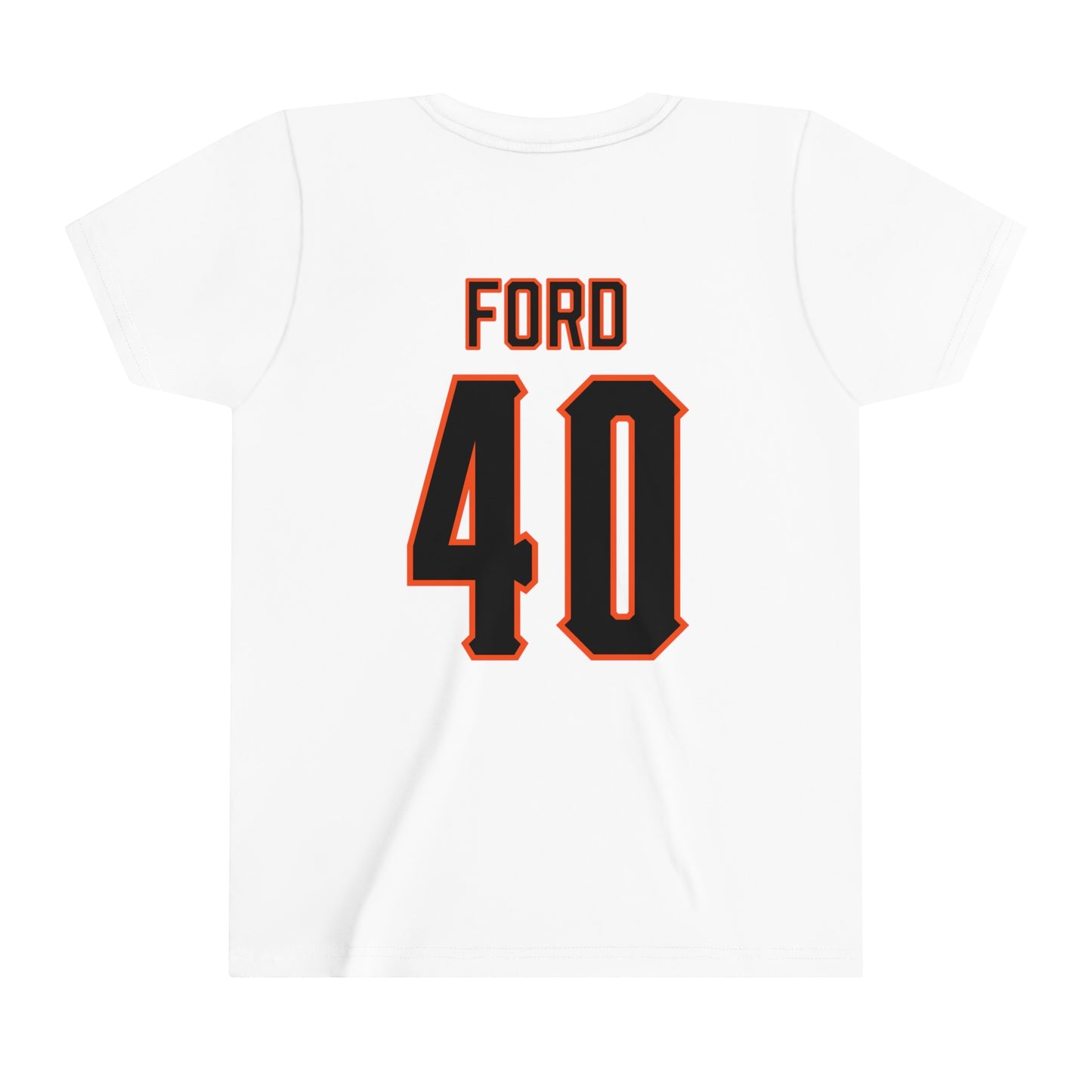 Youth Josh Ford #40 Cursive Cowboys T-Shirt