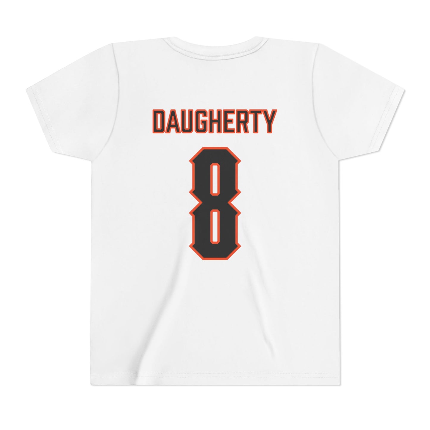 Youth Ian Daugherty #8 Cursive Cowboys T-Shirt