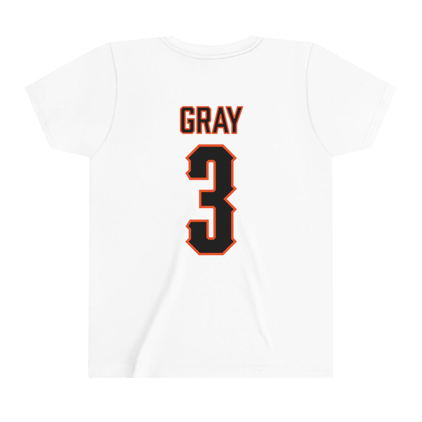 Youth Micah Gray #3 Cursive Cowgirls T-Shirt