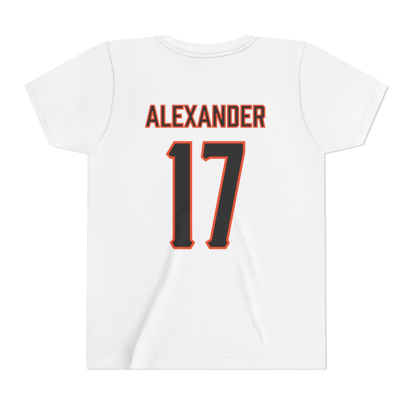 Youth Elijah Alexander #17 Cursive Cowboys T-Shirt