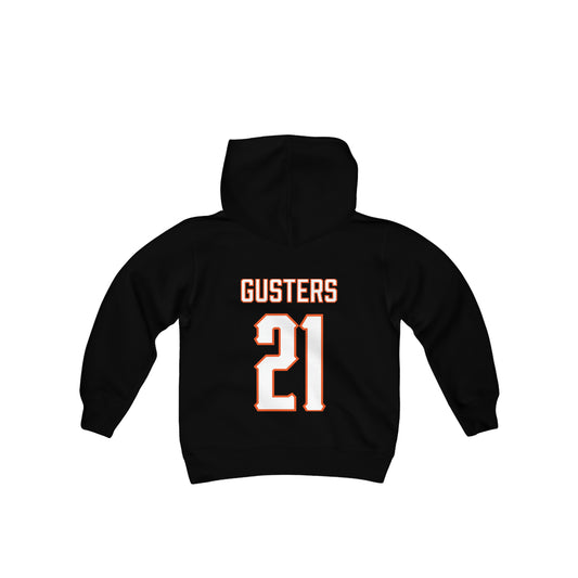 Hannah Gusters #21 Cursive Cowgirls Youth Hoodie