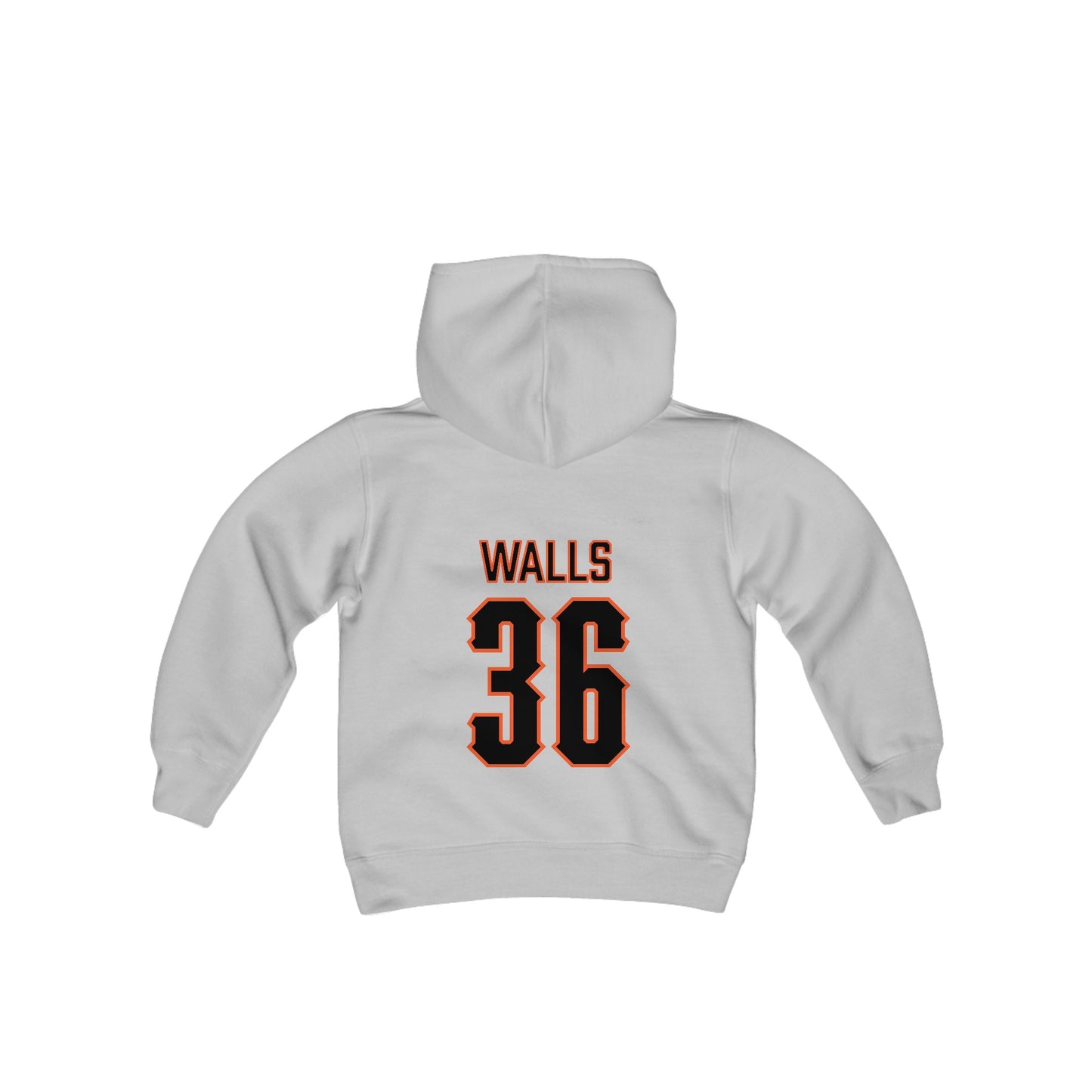 Youth Ty Walls #36 Cursive Cowboys Hoodie