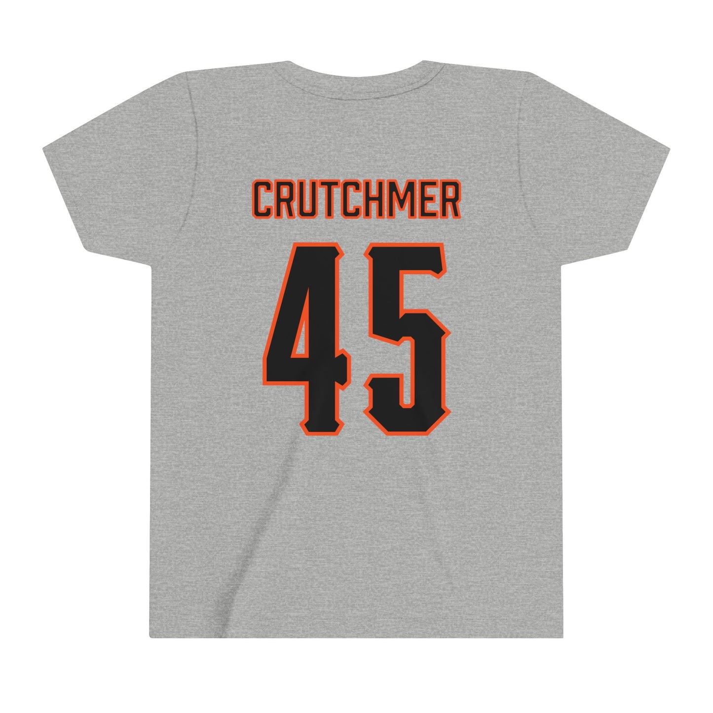 Youth Justin Crutchmer #45 Cursive Cowboys T-Shirt