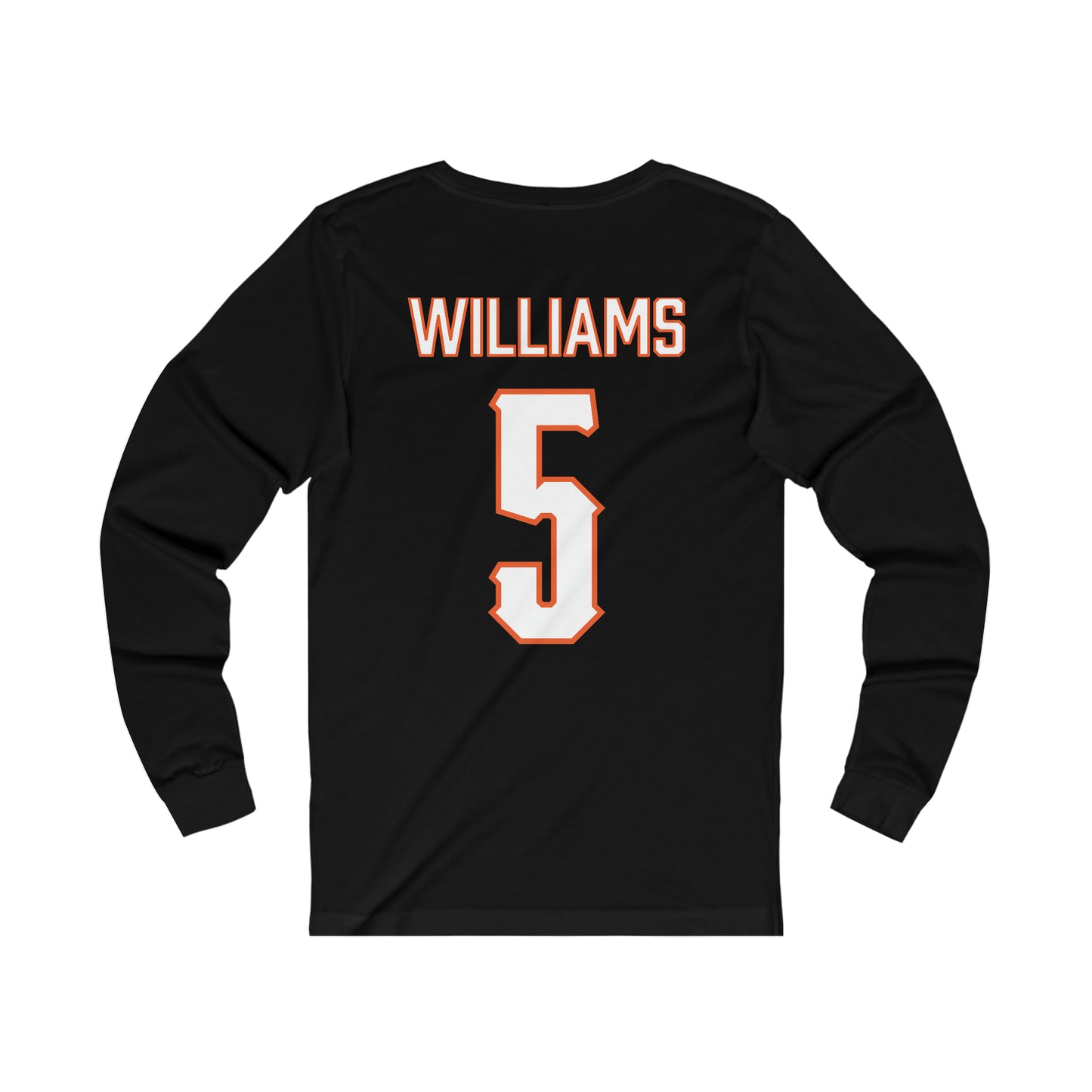 Quion Williams #5 Cursive Cowboys Long Sleeve T-Shirt