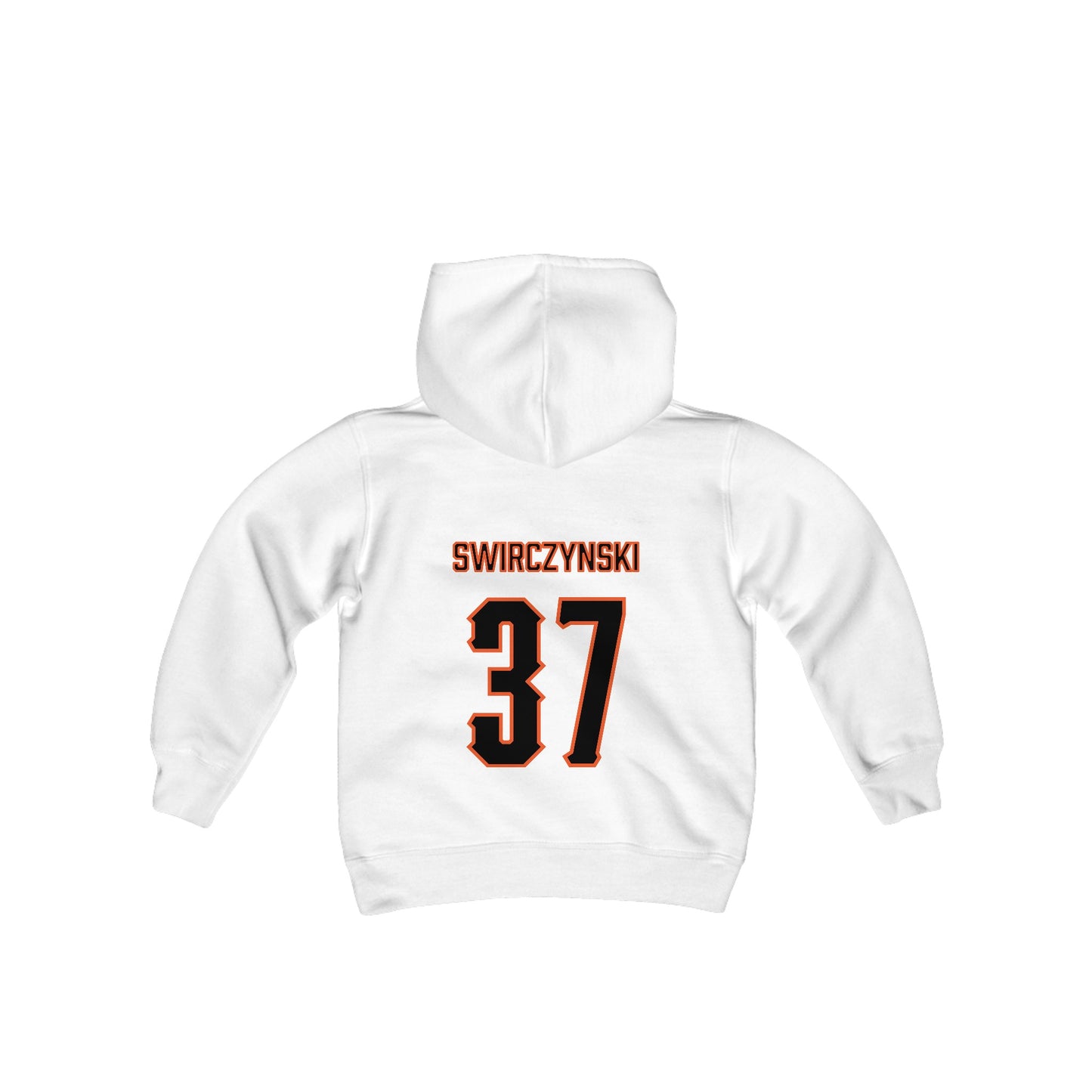 Youth Seth Swirczynski #37 Cursive Cowboys Hoodie