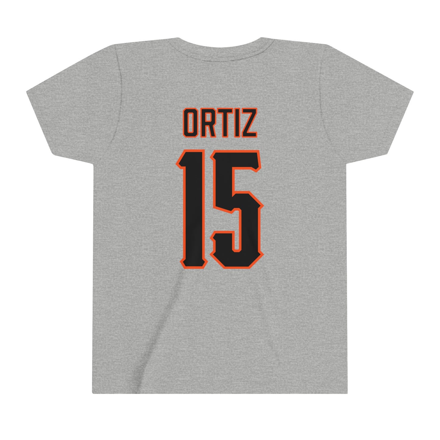 Youth Avery Ortiz #15 Swinging Pete T-Shirt