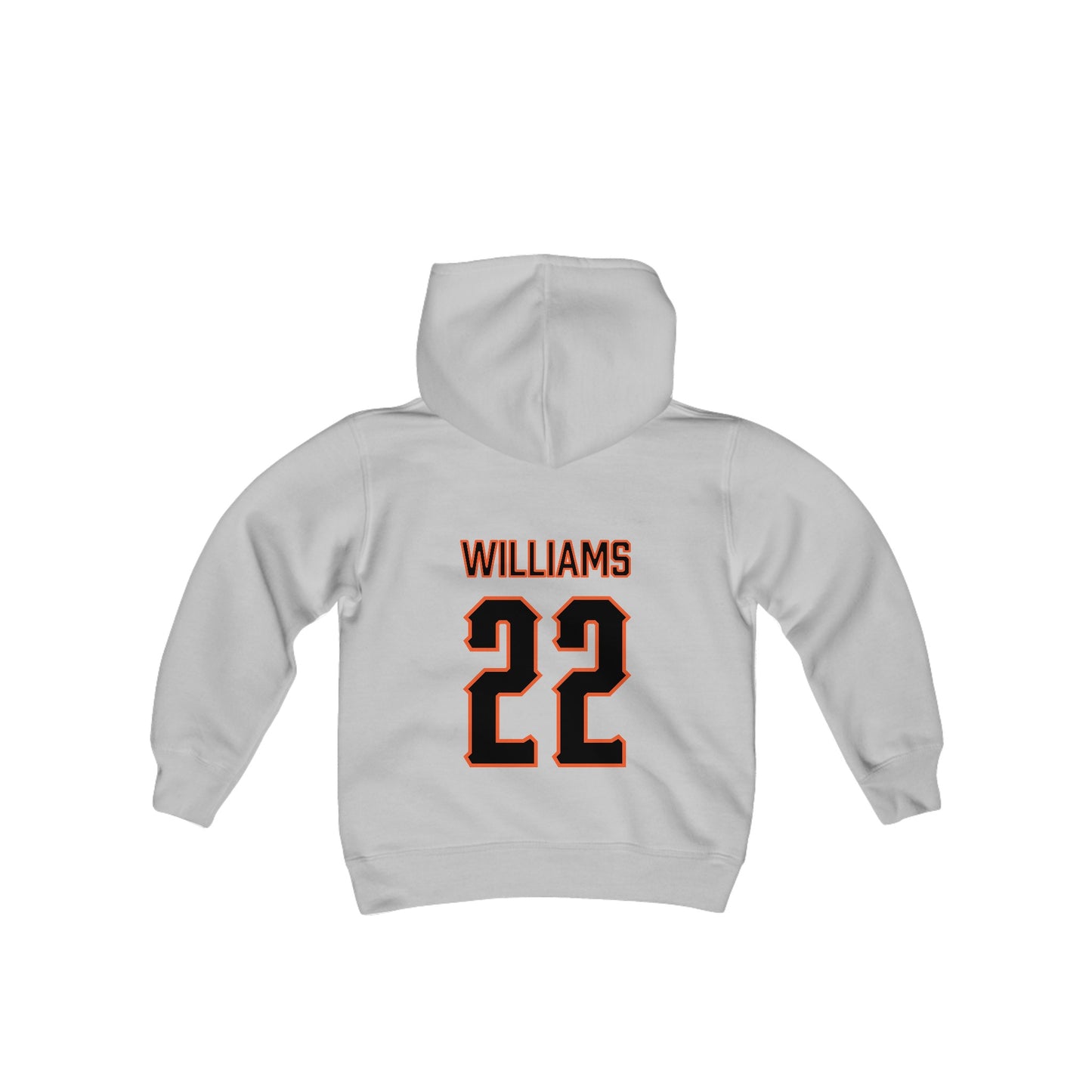 Youth C.J. Williams #22 Cursive Cowboys Hoodie