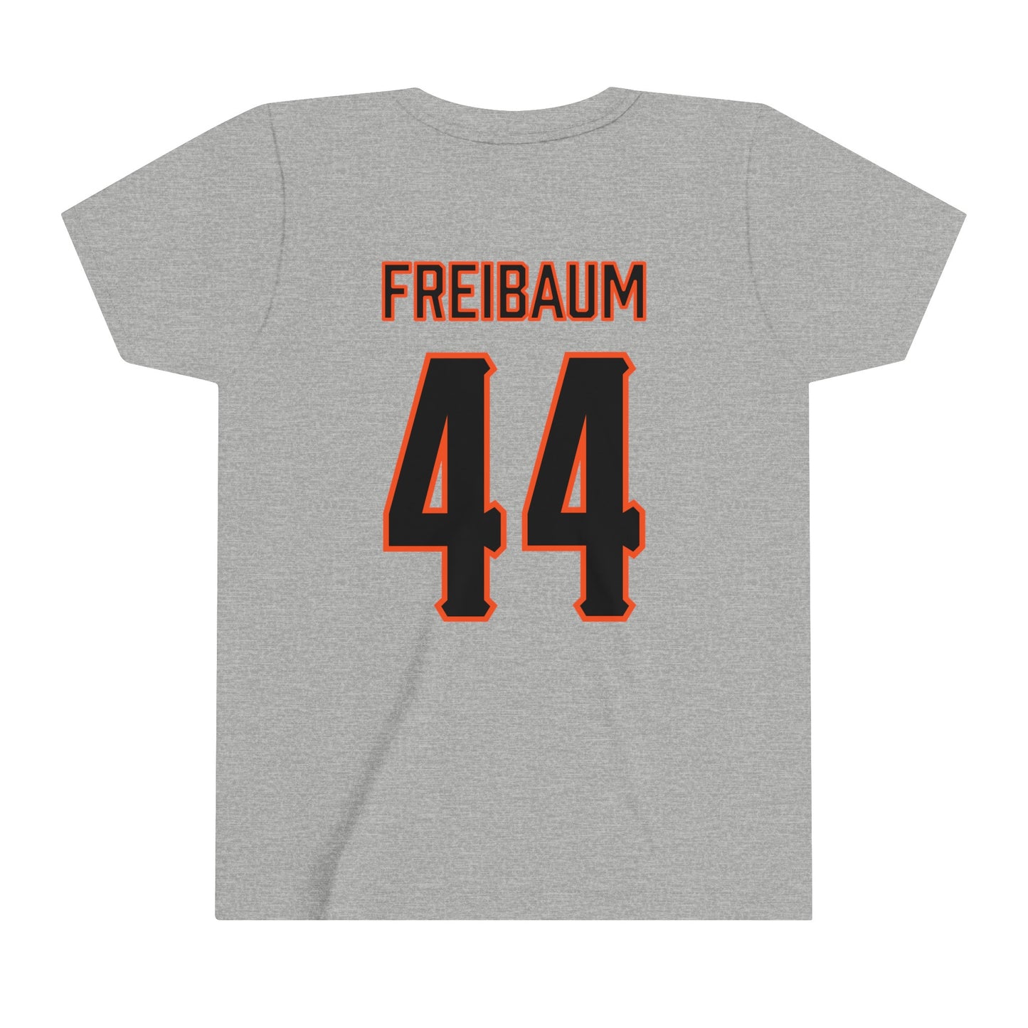 Youth Shea Freibaum #44 Cursive Cowboys T-Shirt