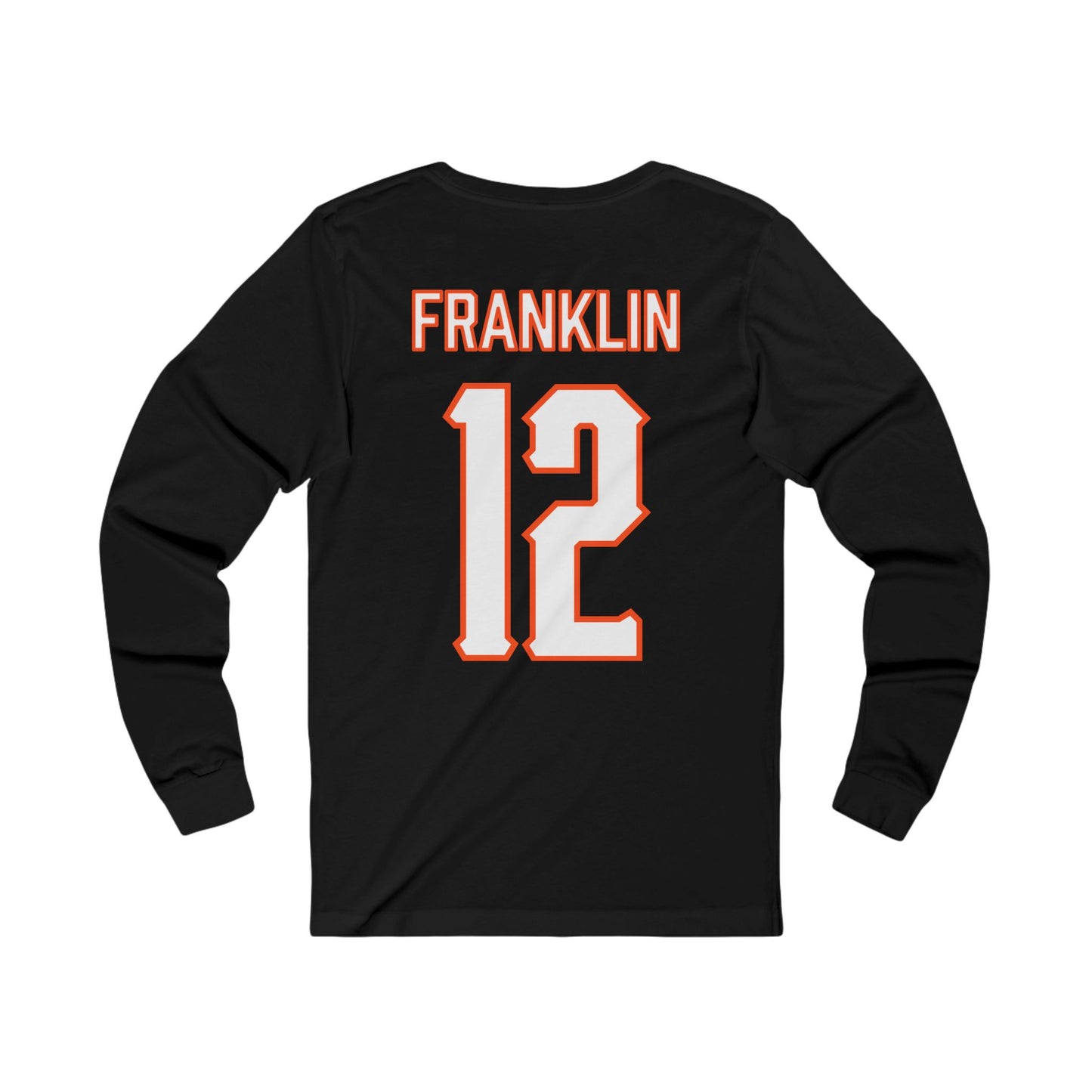 Kam Franklin #12 Cursive Cowboys Long Sleeve