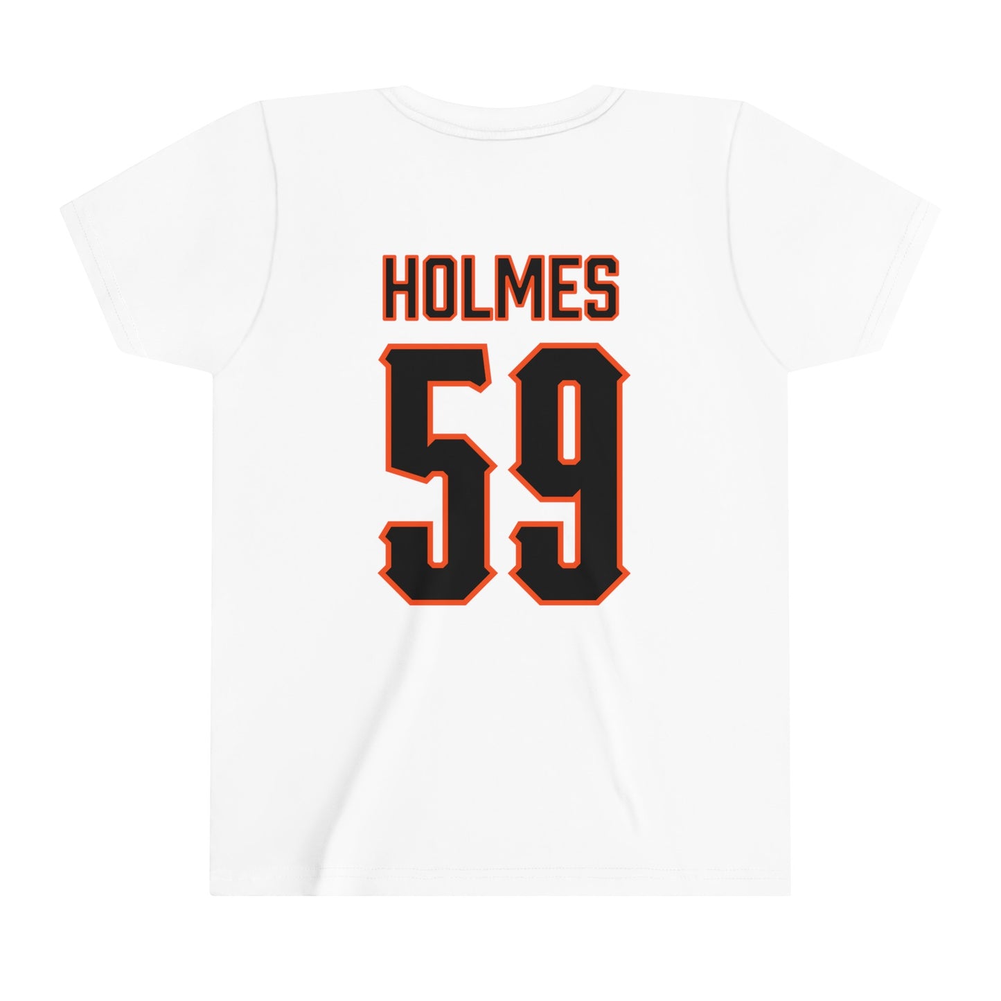 Youth Wyatt Holmes #59 Cursive Cowboys T-Shirt