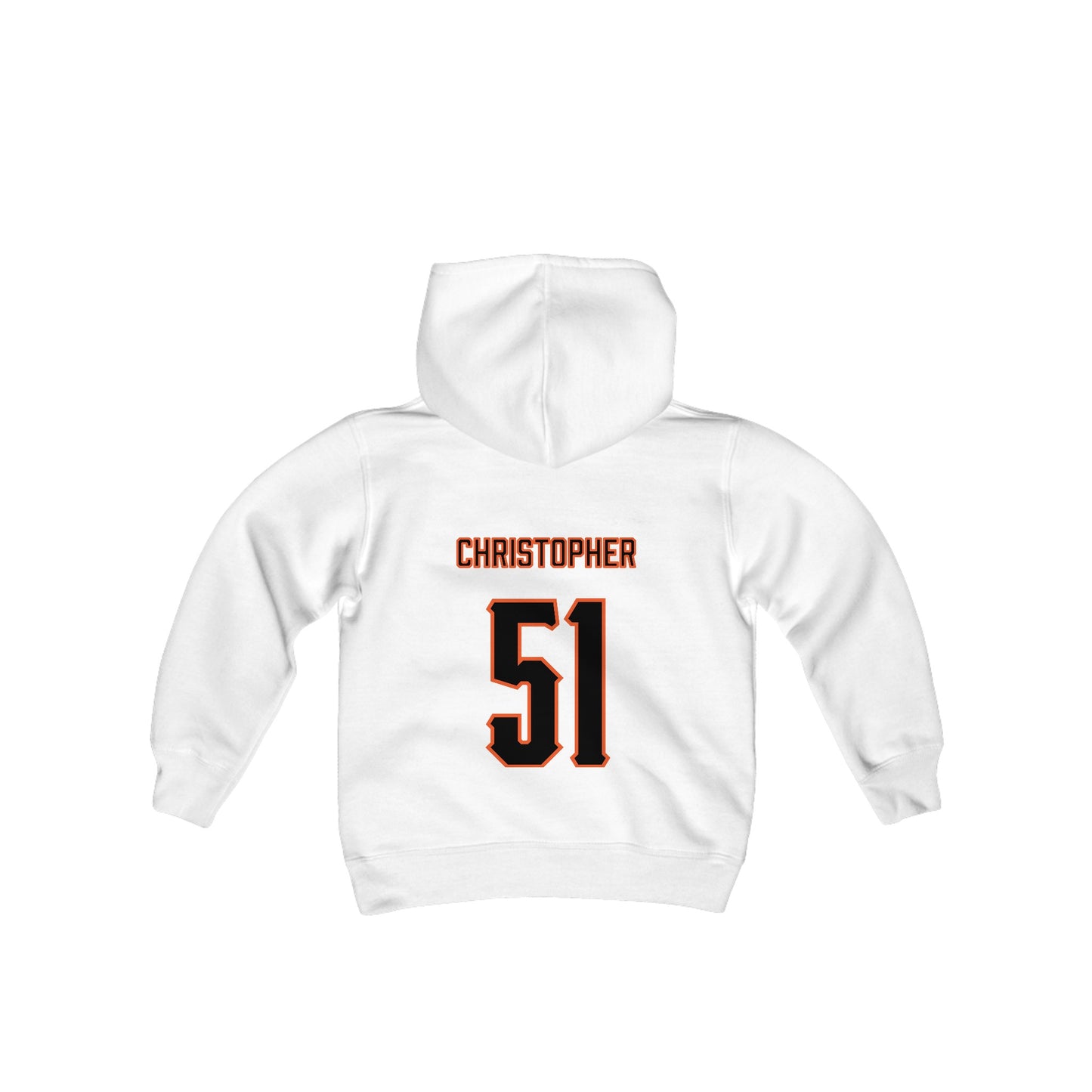 Youth Charlie Christopher #51 Cursive Cowboys Hoodie