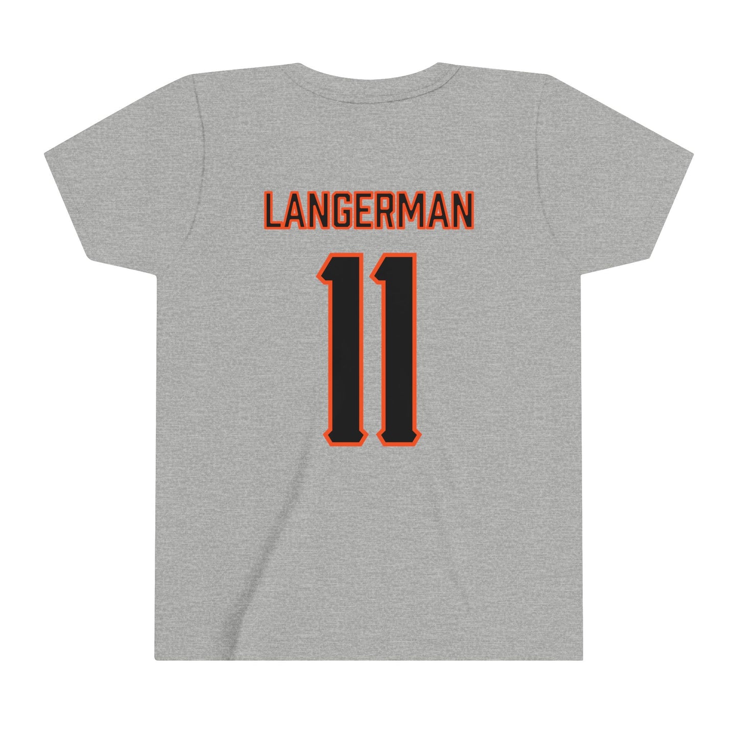 Youth Rylee Langerman #11 Cursive Cowgirls T-Shirt