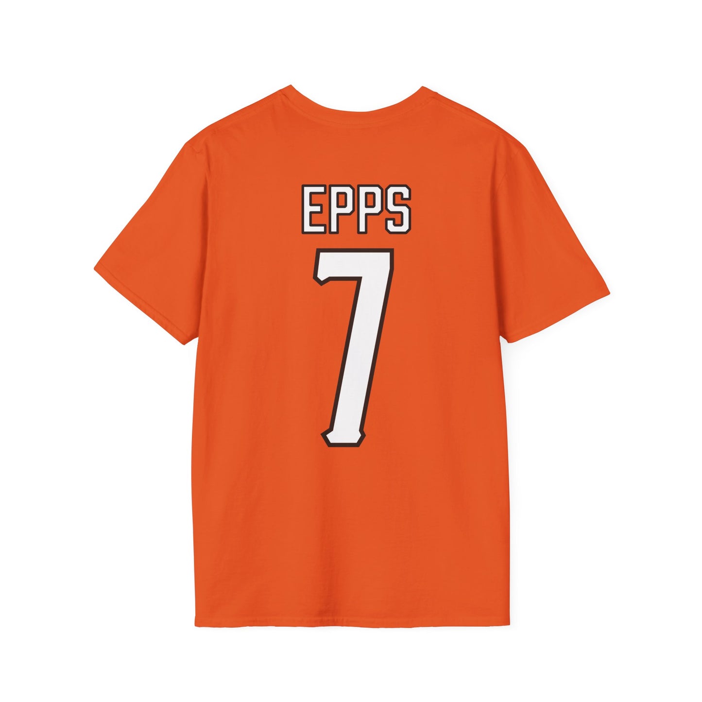 Cameron Epps #7 Orange Pokes T-Shirt