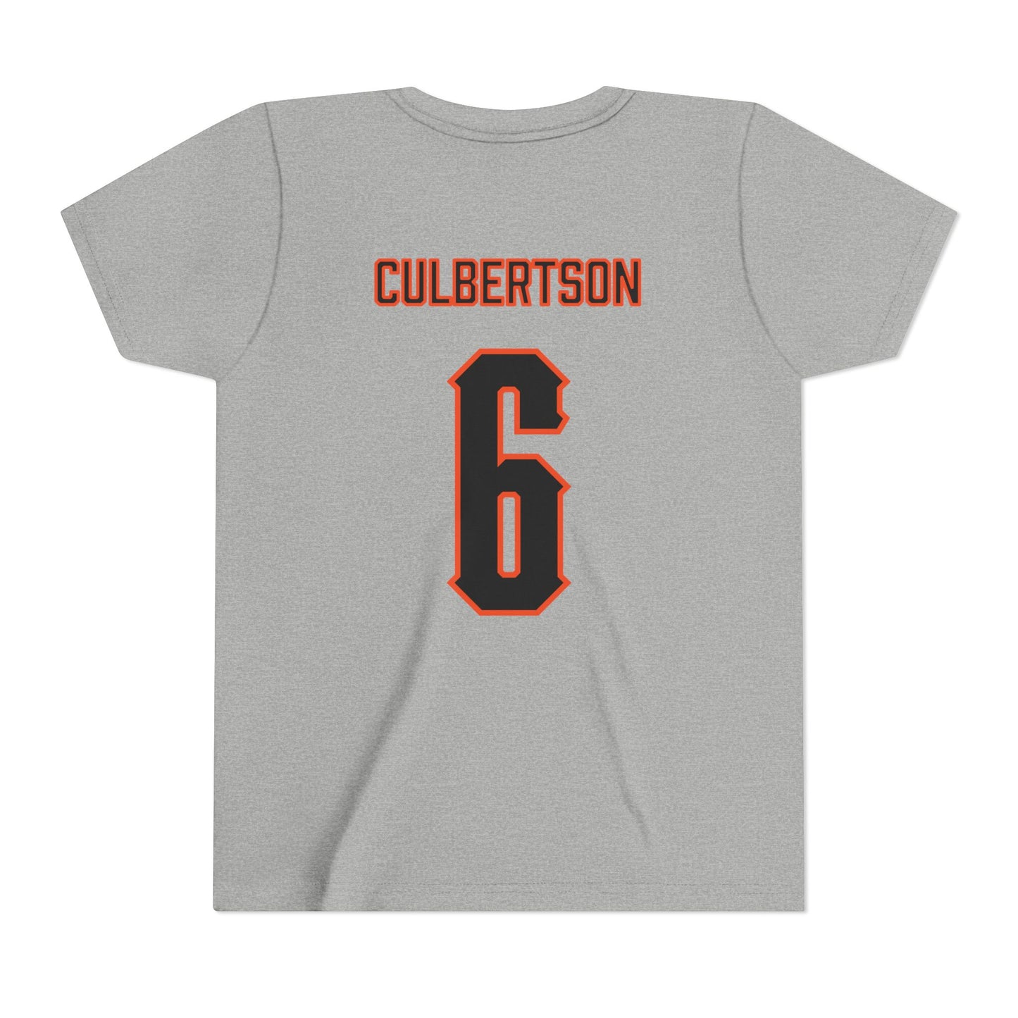 Youth Drew Culbertson #6 Cursive Cowboys T-Shirt