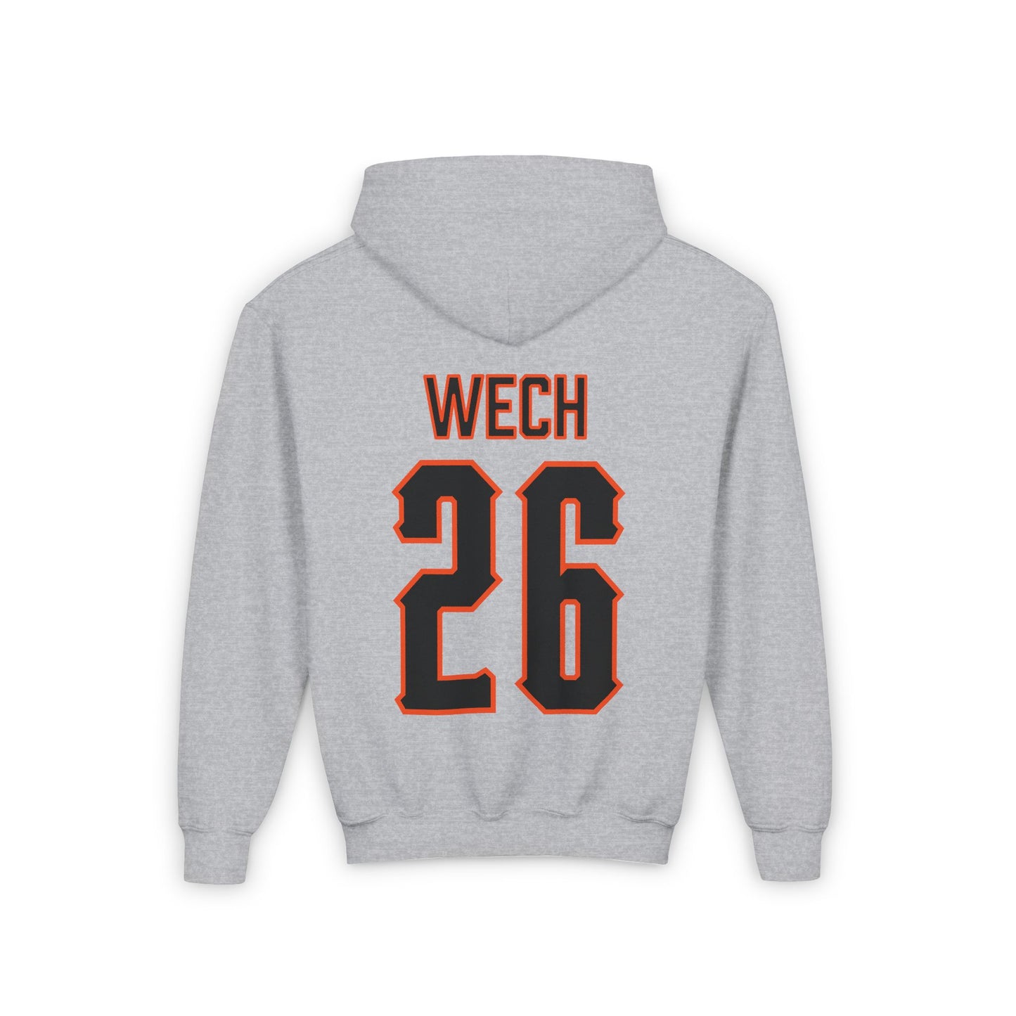 Youth Noah Wech #26 Cursive Cowboys Hoodie