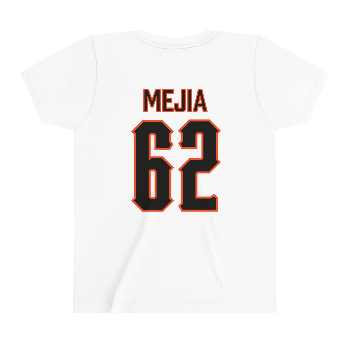 Youth Jamison Mejia #62 Cursive Cowboys T-Shirt