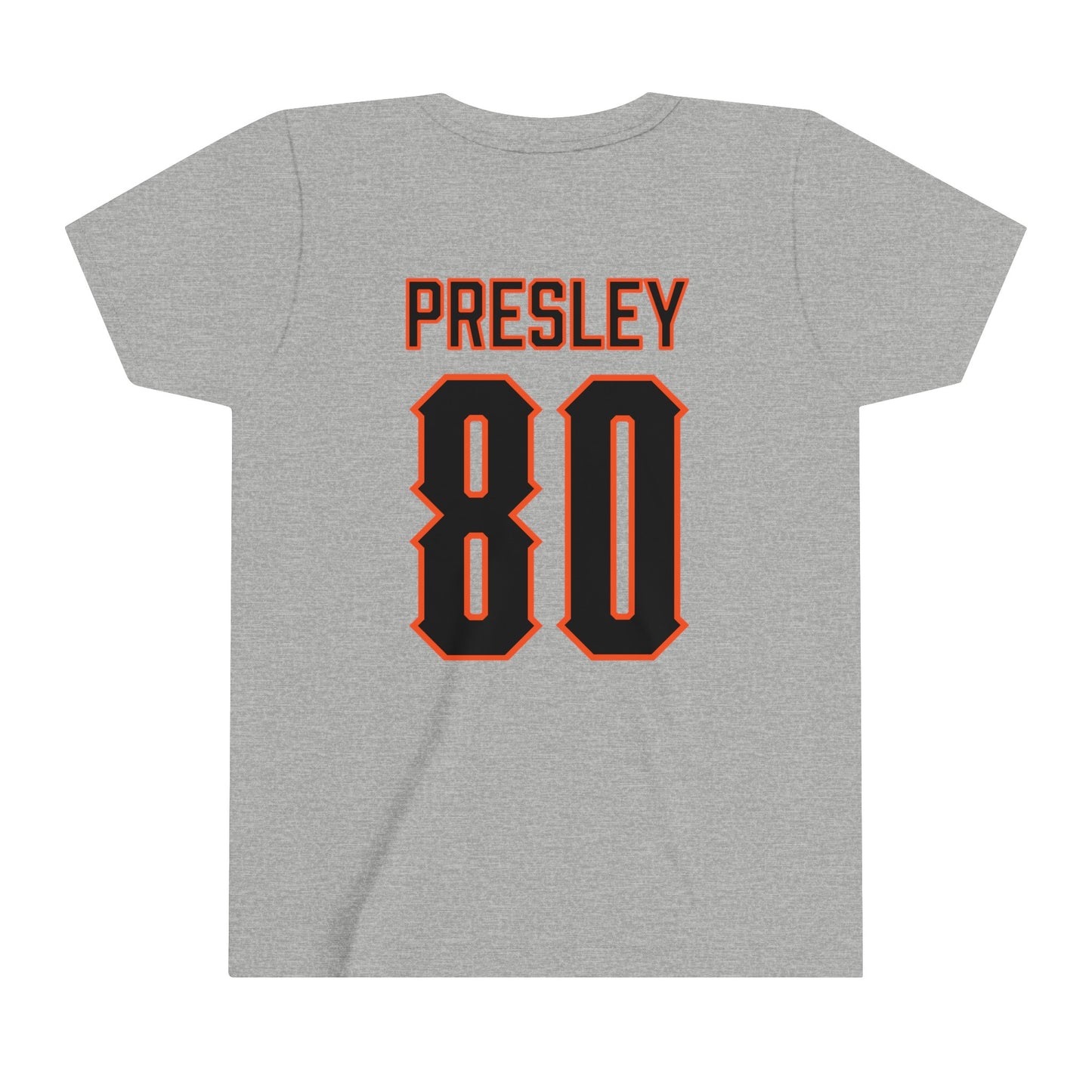 Youth Brennan Presley #80 Cursive Cowboys T-Shirt