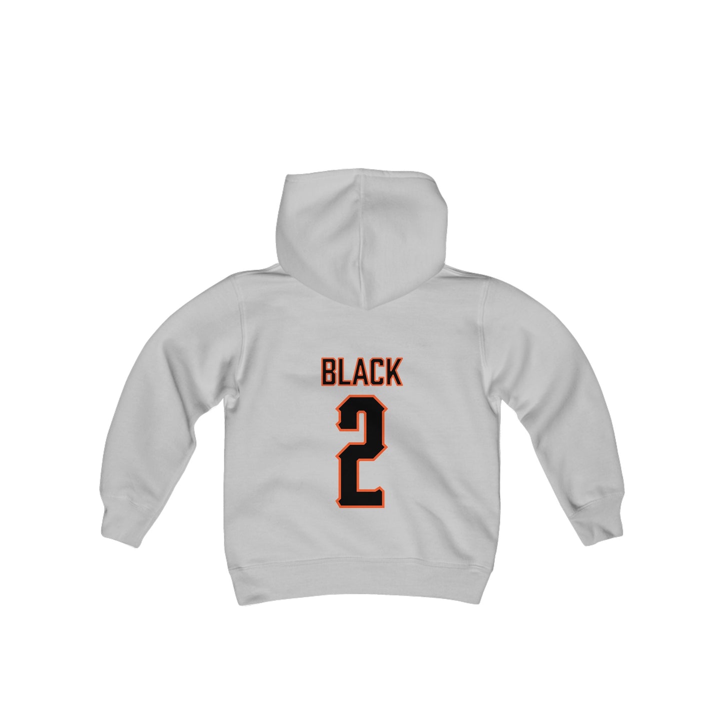 Youth Korie Black #2 Cursive Cowboys Hoodie