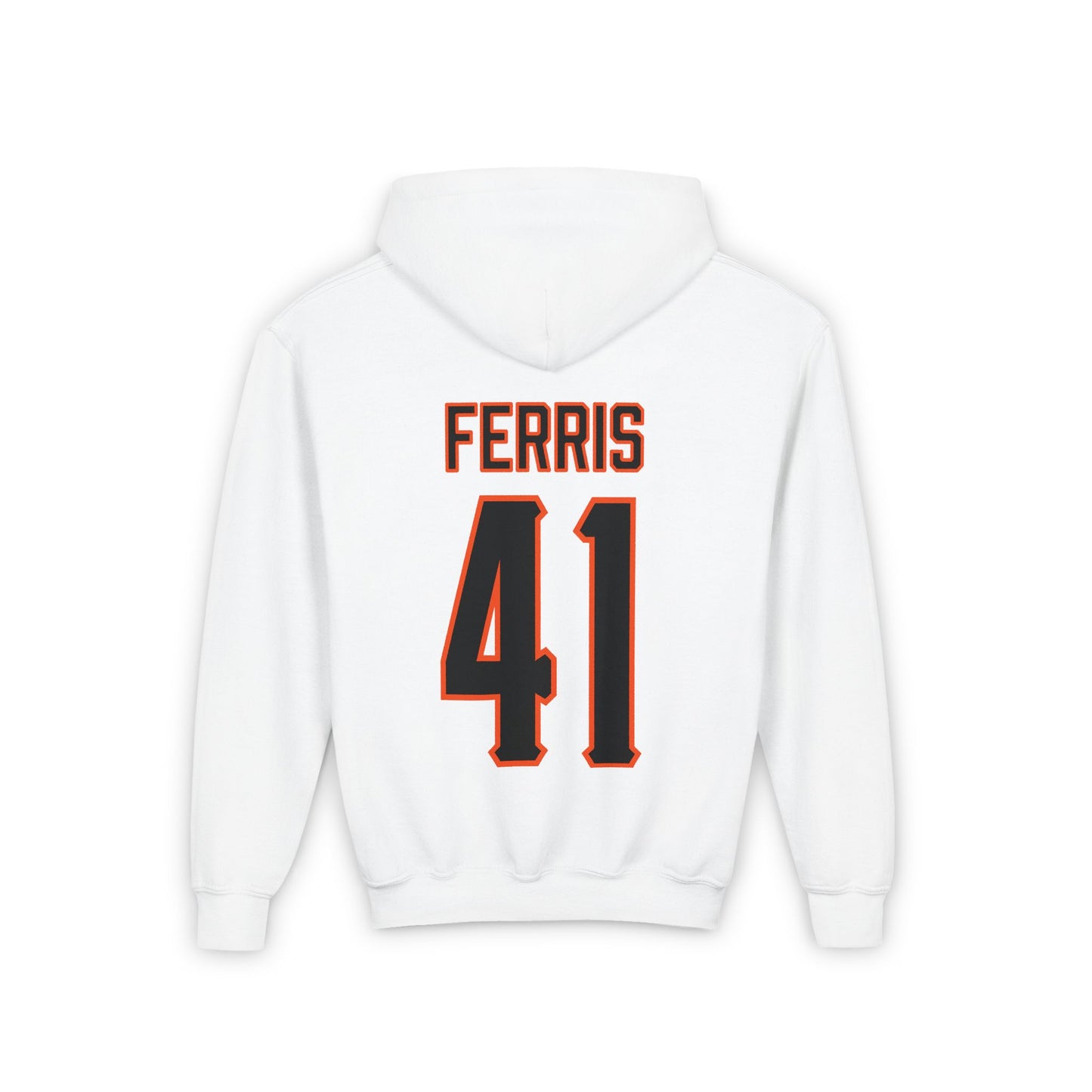 Youth Kash Ferris #41 Cursive Cowboys Hoodie