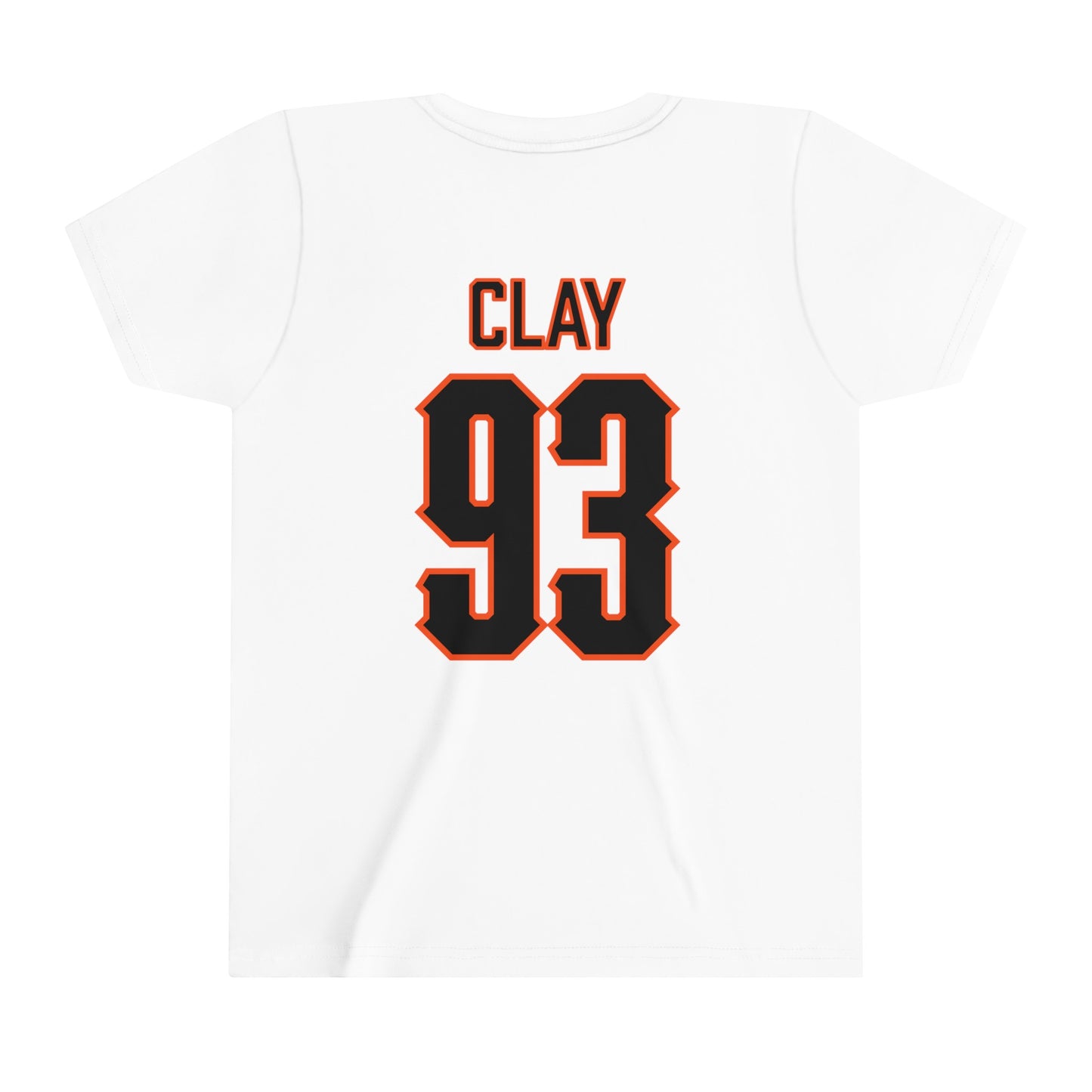 Youth Collin Clay #93 Cursive Cowboys T-Shirt