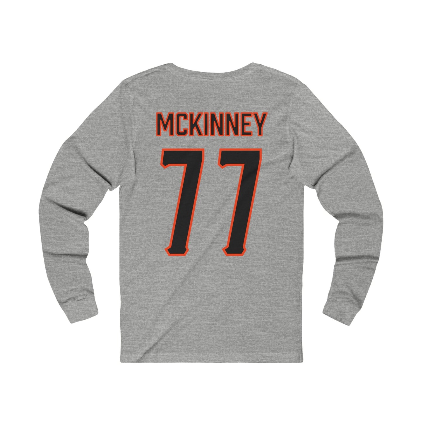 Noah McKinney #77 Cursive Cowboys Long Sleeve