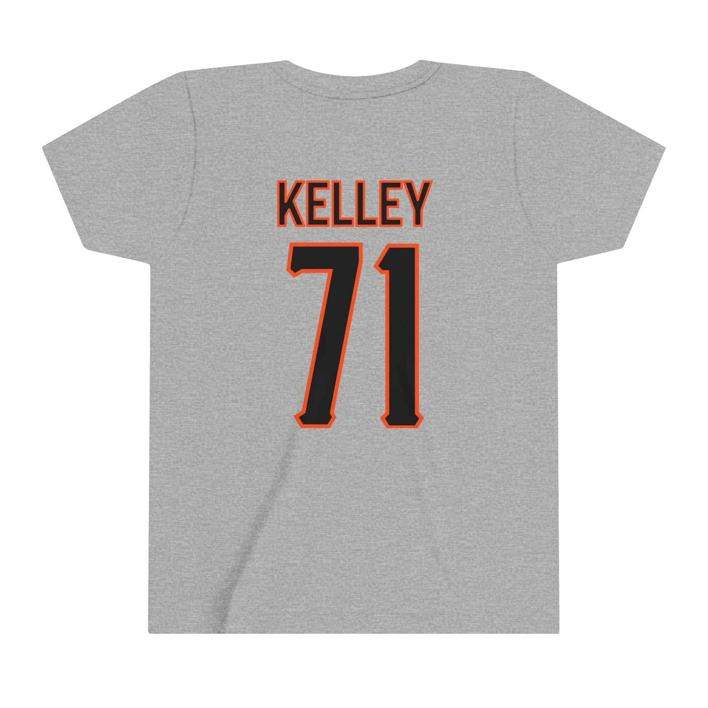 Youth Aden Kelley #71 Cursive Cowboys T-Shirt