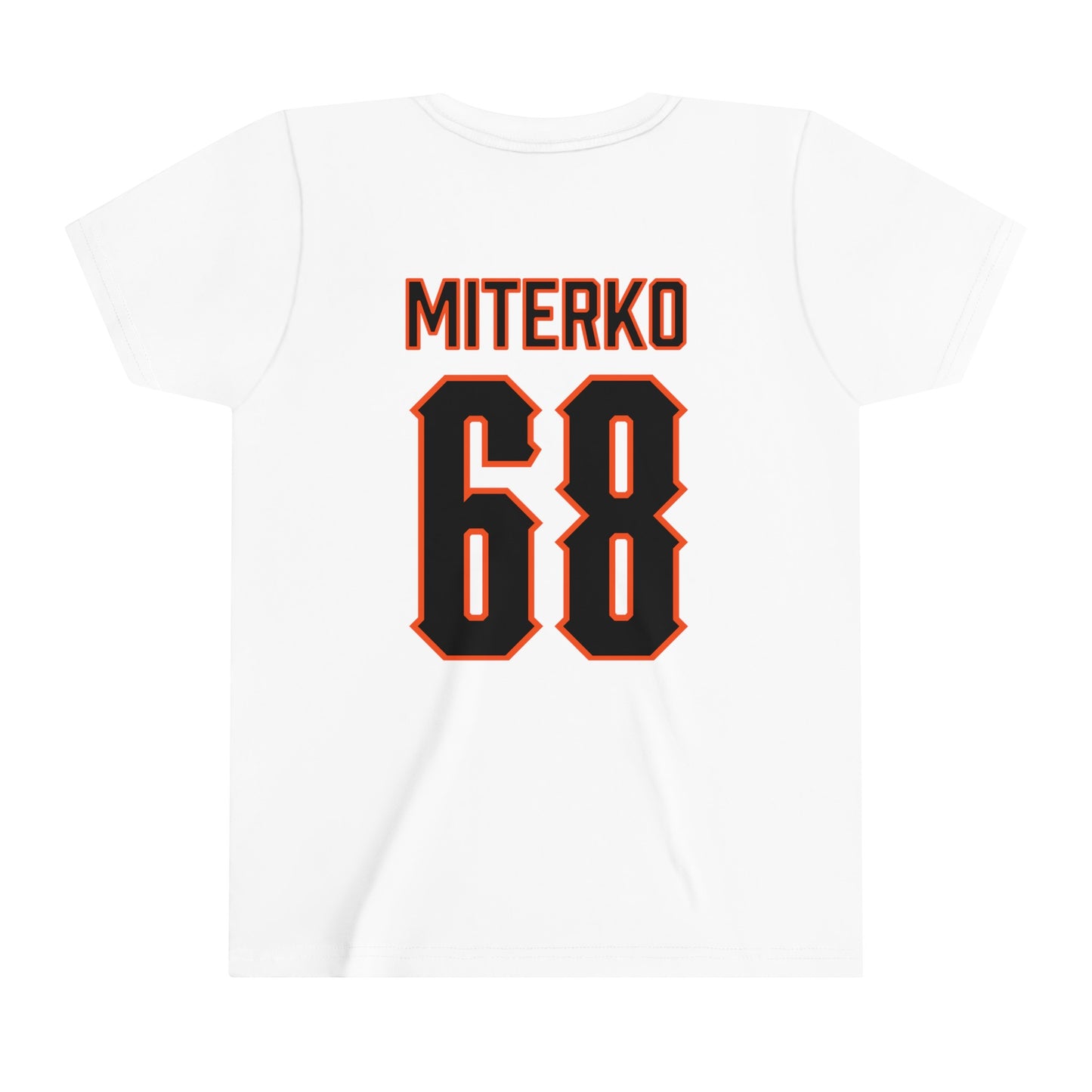 Youth Taylor Miterko #68 Cursive Cowboys T-Shirt