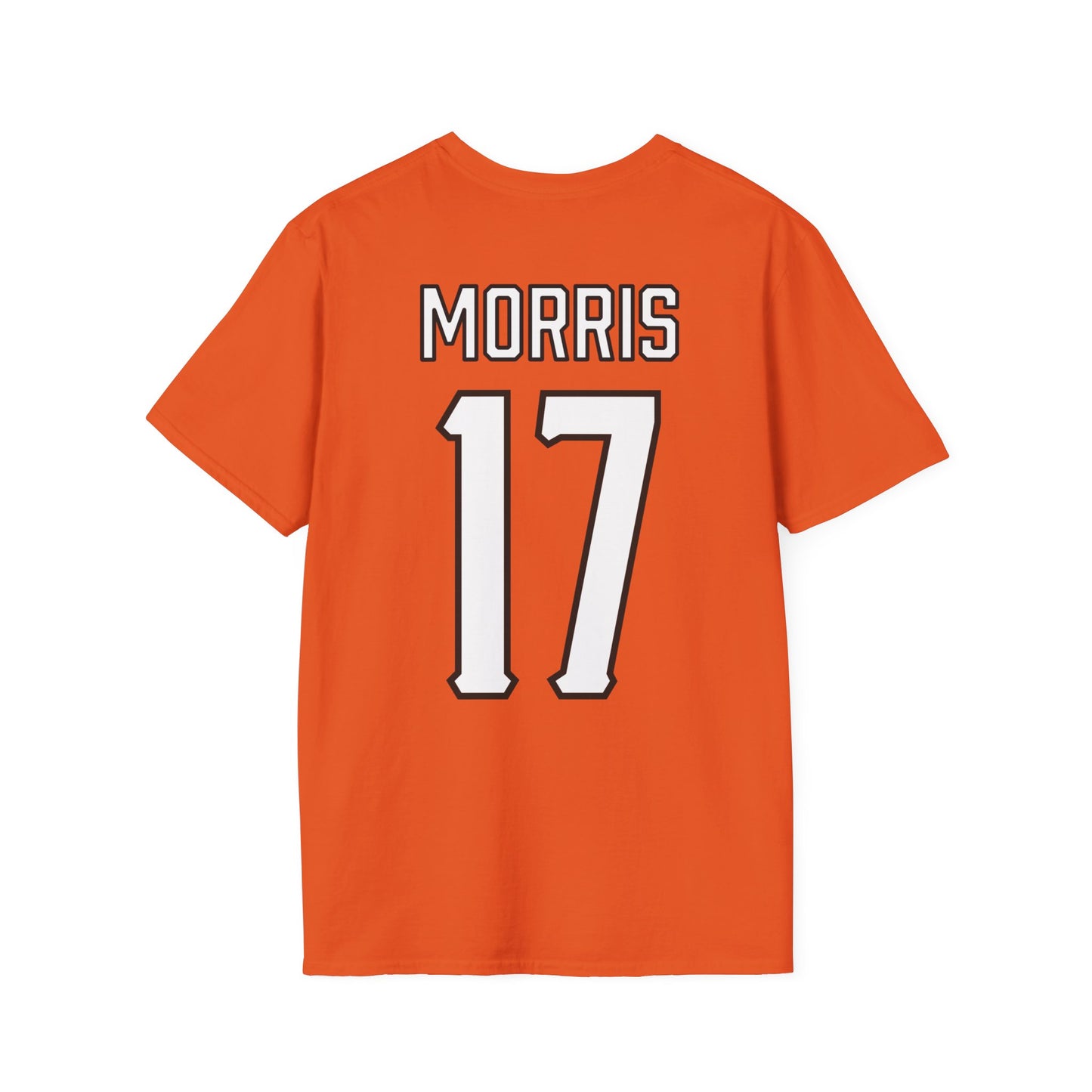 Reganne Morris #17 Orange Cursive Cowgirls T-Shirt