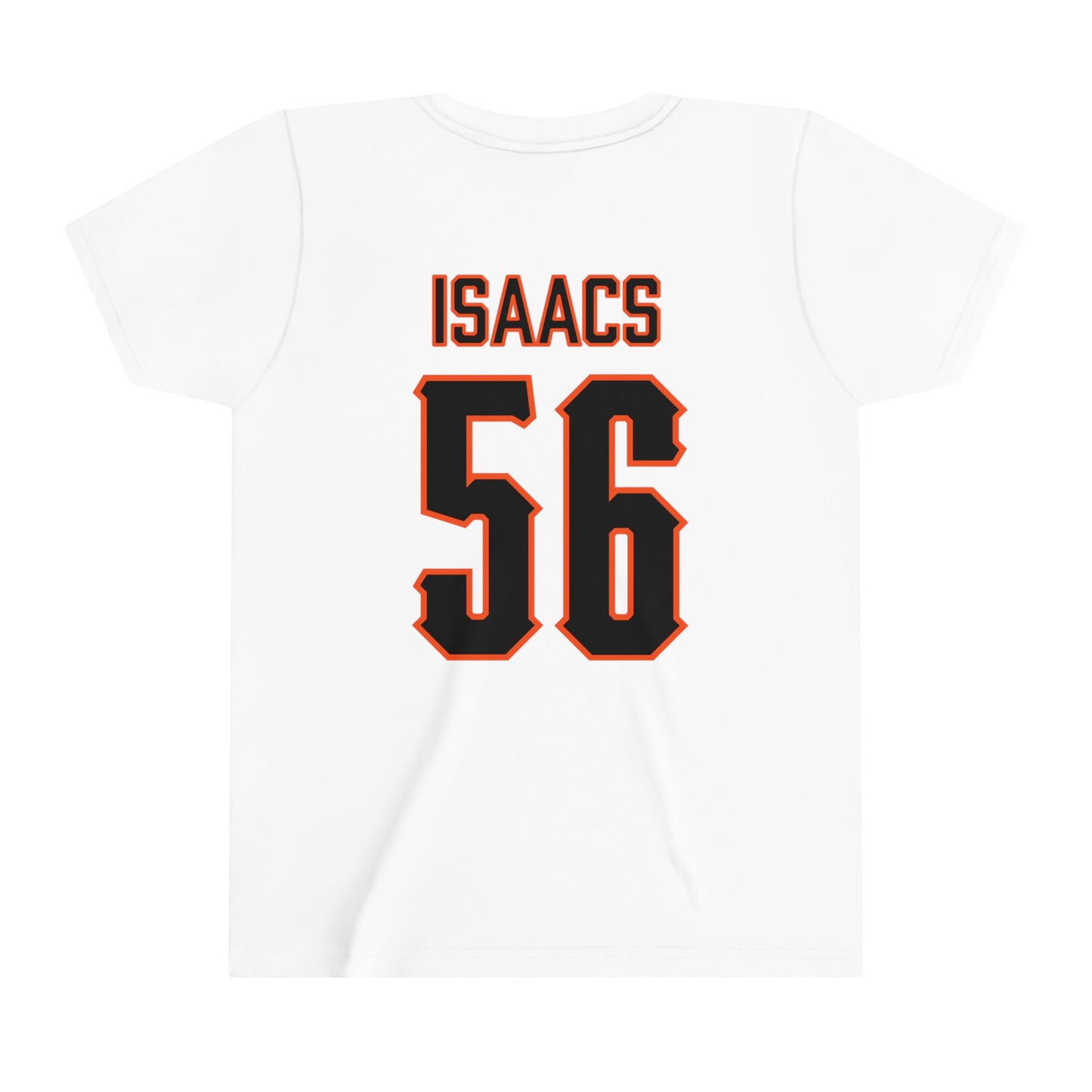 Youth Aiden Isaacs #56 Cursive Cowboys T-Shirt