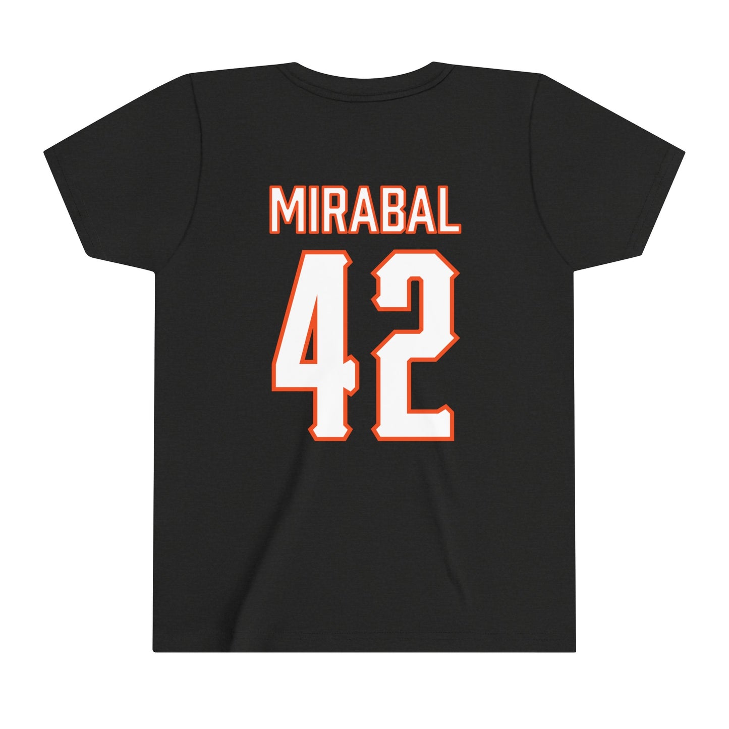 Youth Grant Mirabal #42 Cursive Cowboys T-Shirt