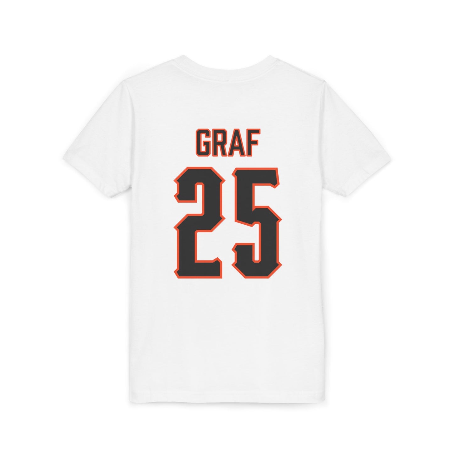 Youth Macy Graf #25 Cursive Cowgirls T-Shirt