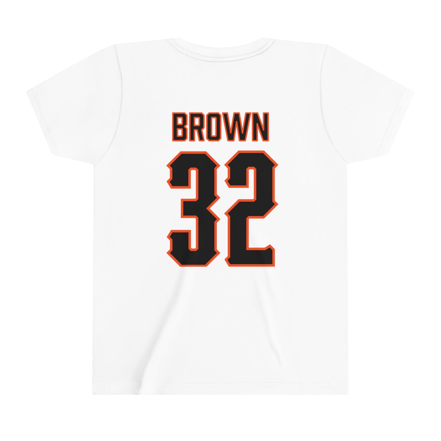 Youth Gabe Brown #32 Cursive Cowboys T-Shirt