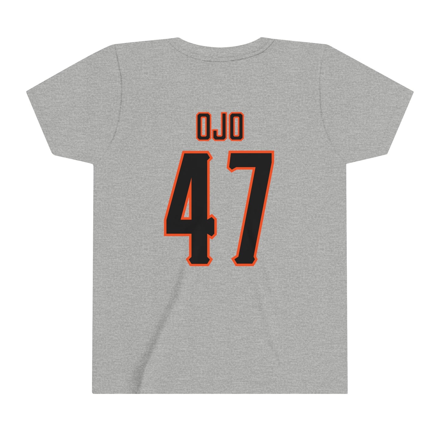 Youth Patrick Ojo #47 Cursive Cowboys T-Shirt