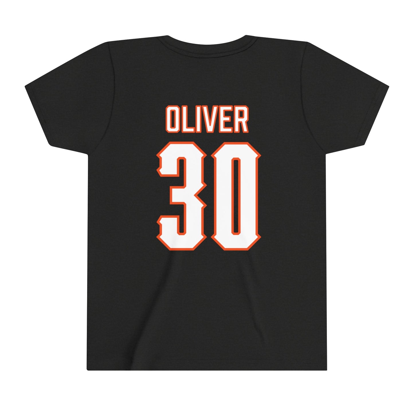 Youth Collin Oliver #30 Cursive Cowboys T-Shirt