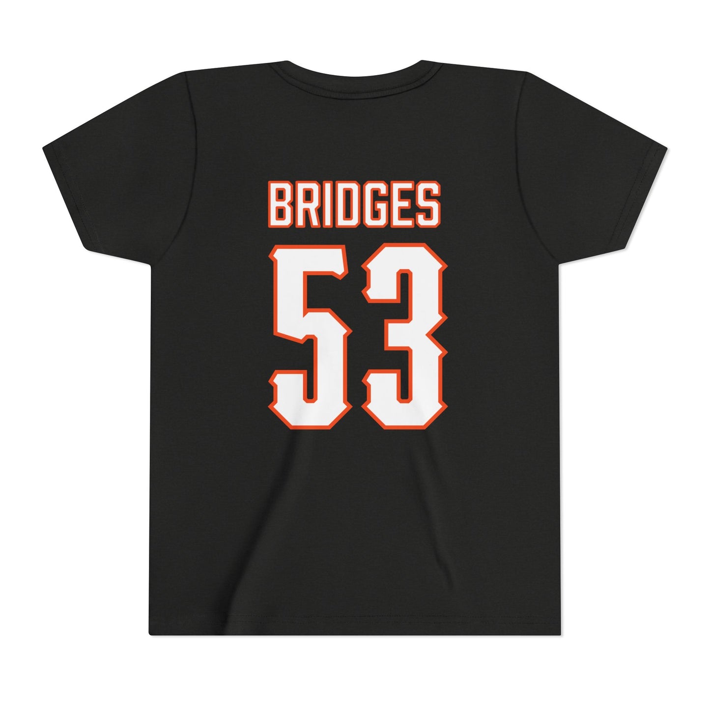 Youth Bowen Bridges #53 Cursive Cowboys T-Shirt