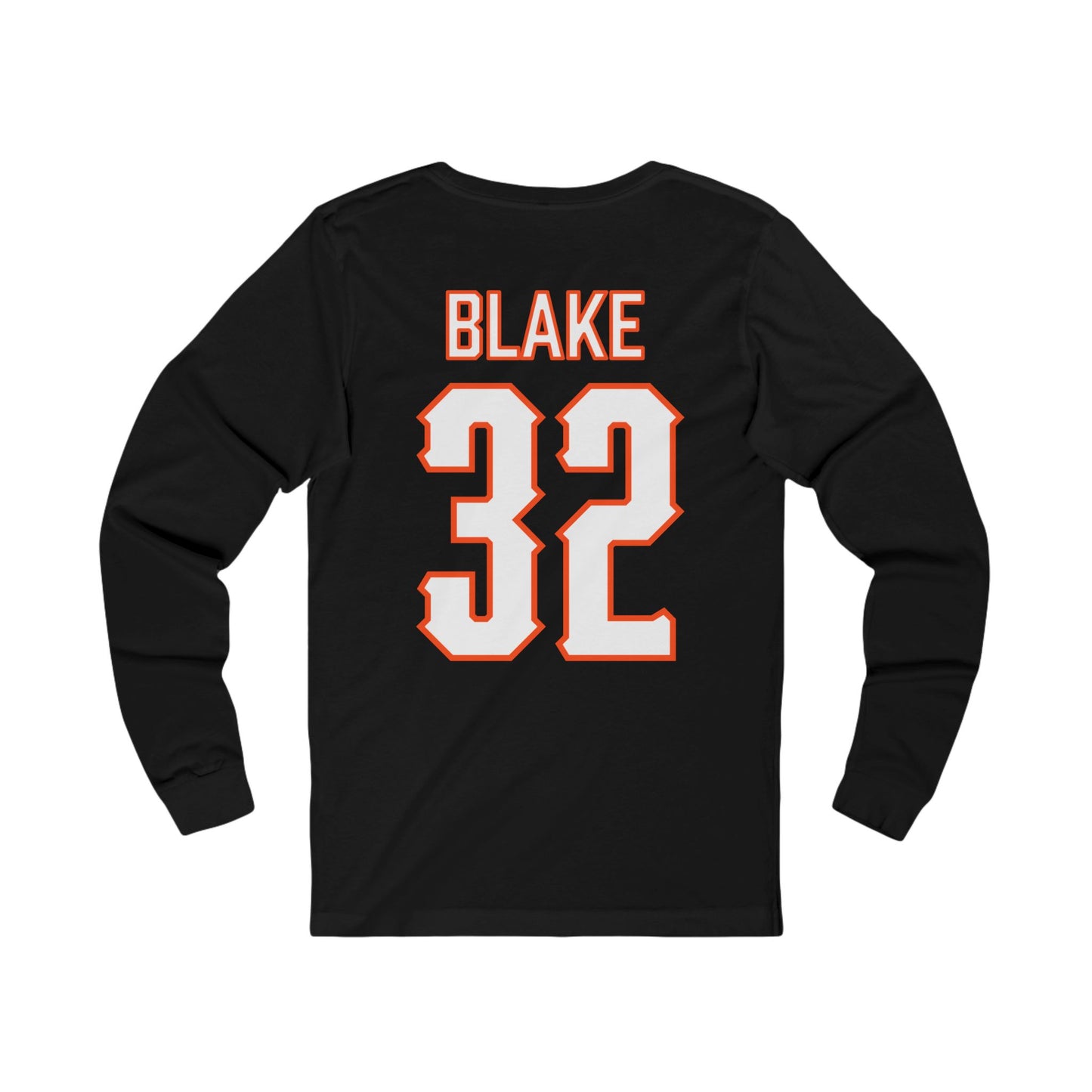 Drew Blake #32 Cursive Cowboys Long Sleeve