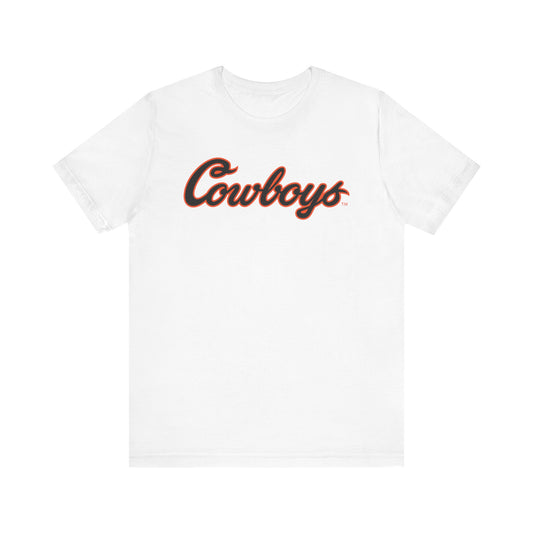 Hudson Devins #25 Cursive Cowboys T-Shirt