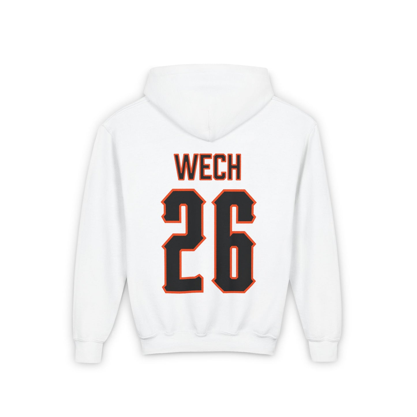 Youth Noah Wech #26 Cursive Cowboys Hoodie