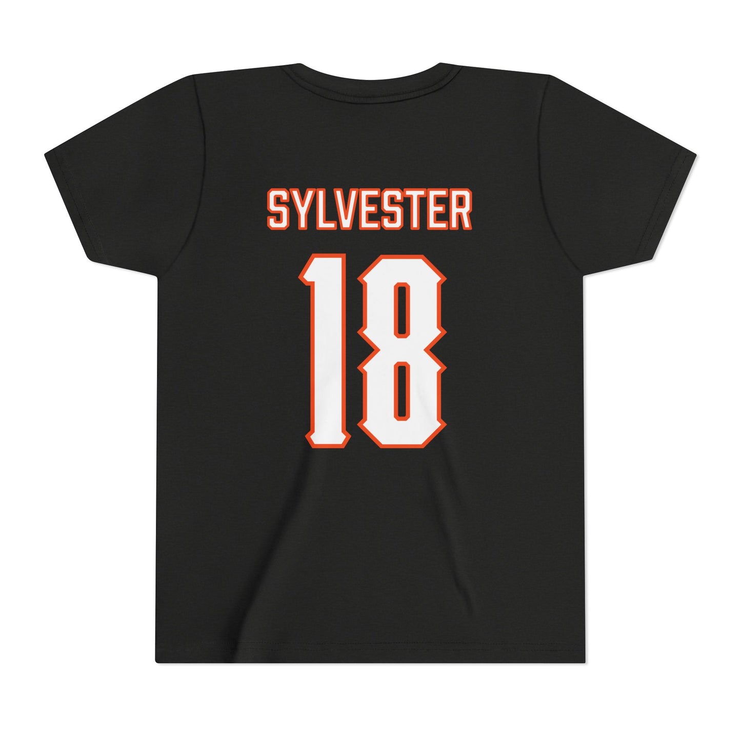 Youth Beau Sylvester #18 Cursive Cowboys T-Shirt