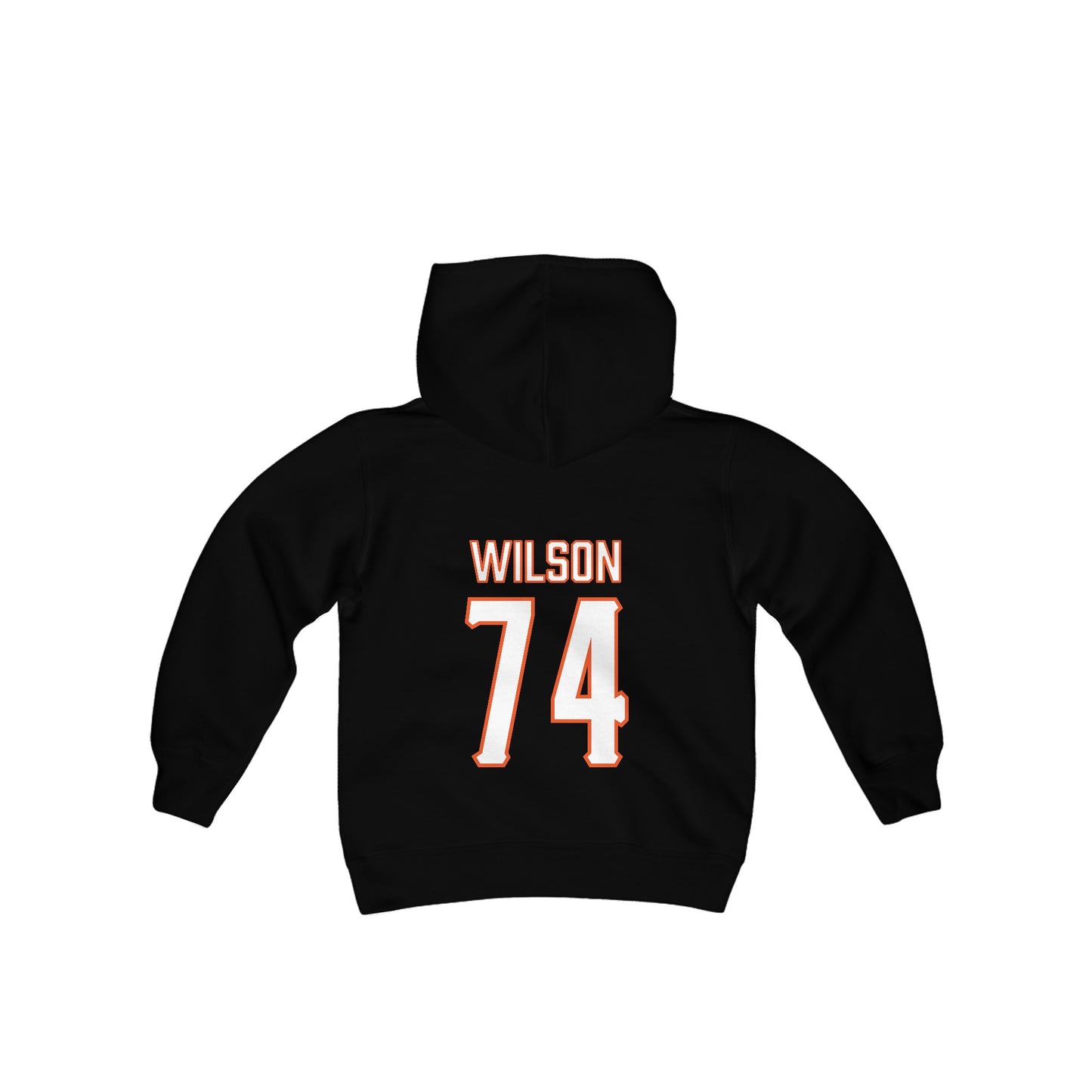 Youth Preston Wilson #74 Cursive Cowboys Hoodie