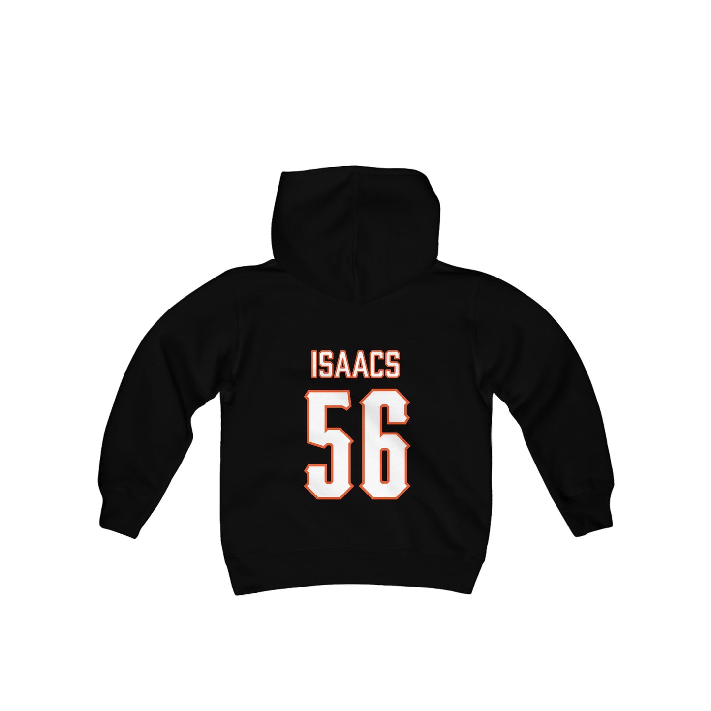 Youth Aiden Isaacs #56 Cursive Cowboys Hoodie