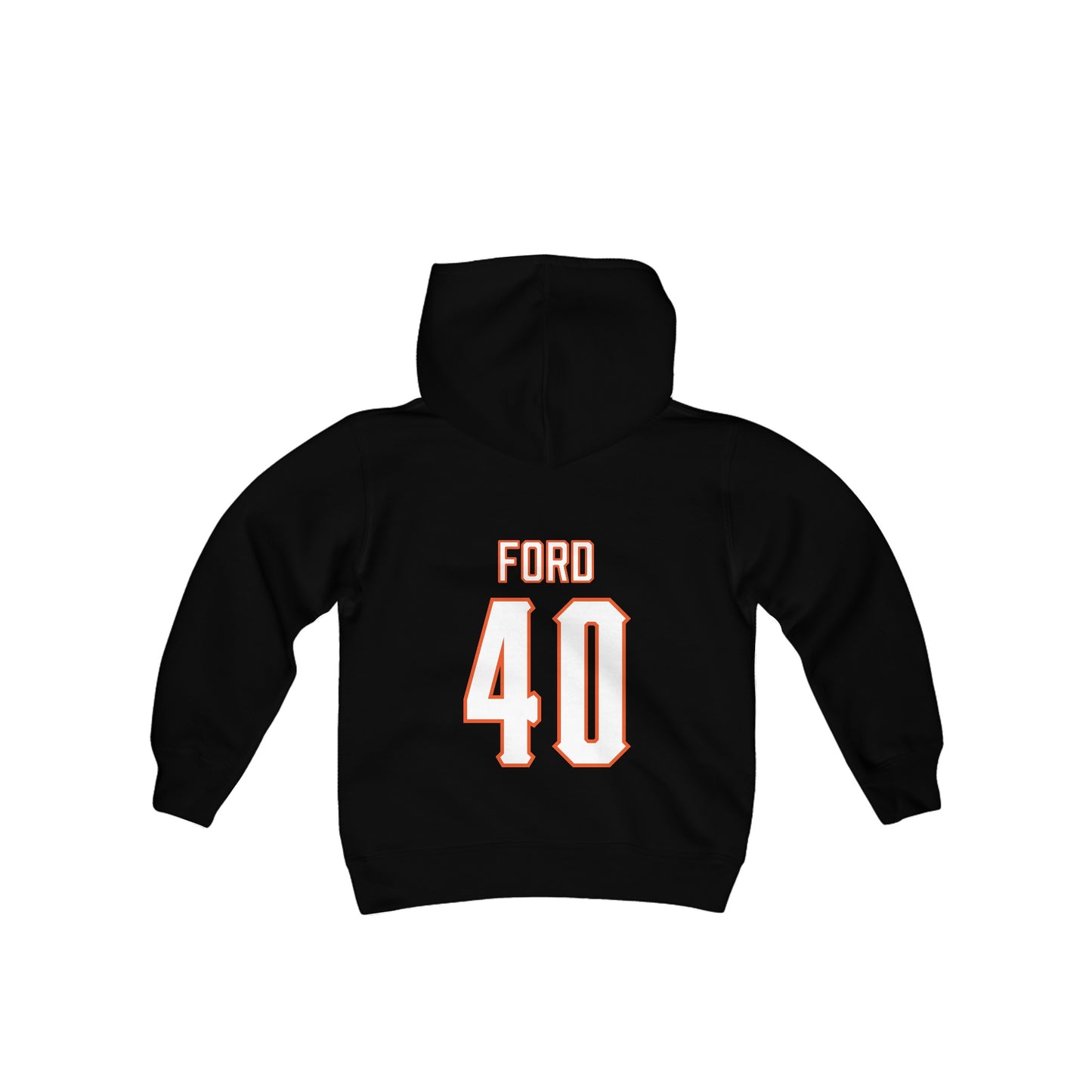 Youth Josh Ford #40 Cursive Cowboys Hoodie