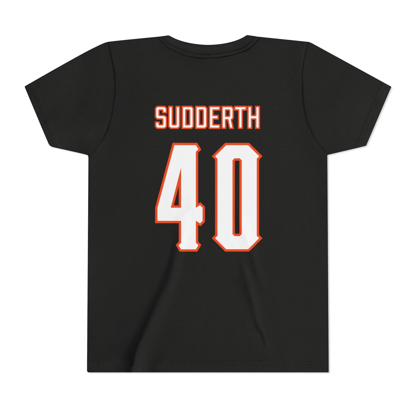 Youth Cale Sudderth #40 Cursive Cowboys T-Shirt