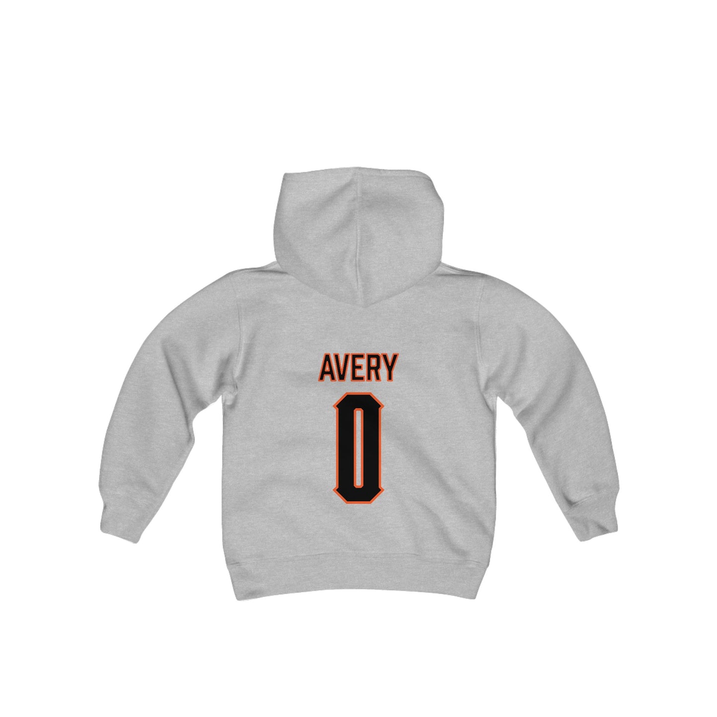 Youth Marchelus Avery #0 Cursive Cowboys Hoodie