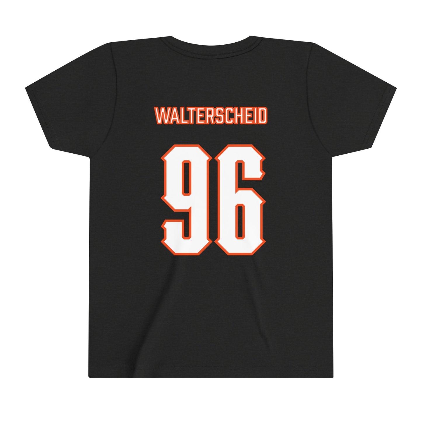 Youth Kody Walterscheid #96 Cursive Cowboys T-Shirt