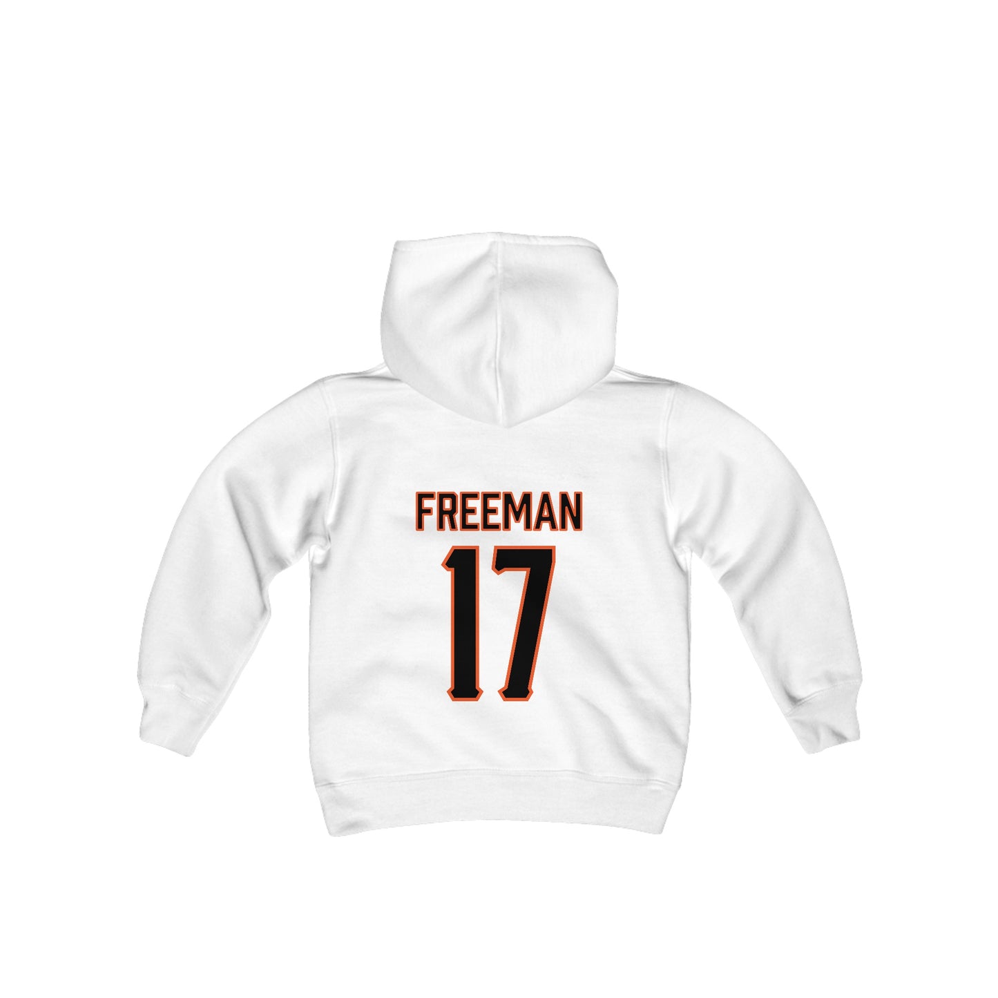 Youth Gavin Freeman #17 Cursive Cowboys Hoodie