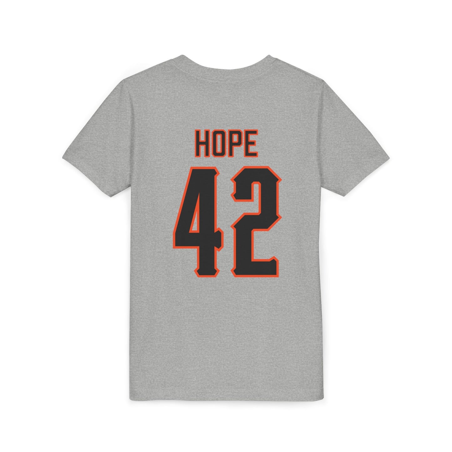 Youth Jett Hope #42 Cursive Cowboys T-Shirt